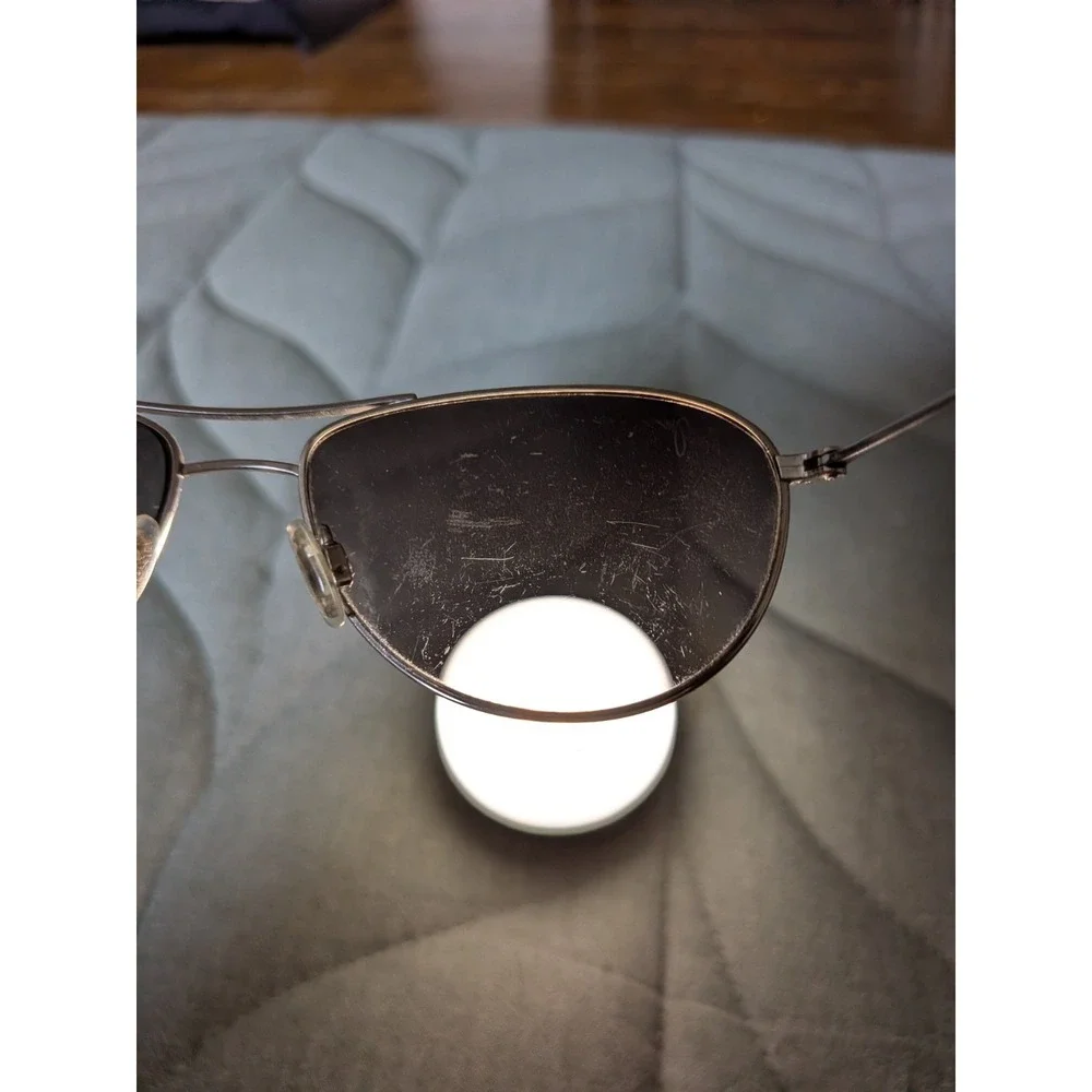 MAUI JIM Baby Beach MJ 245-17 Silver with Grey POLARIZED Sunglasses JAPAN